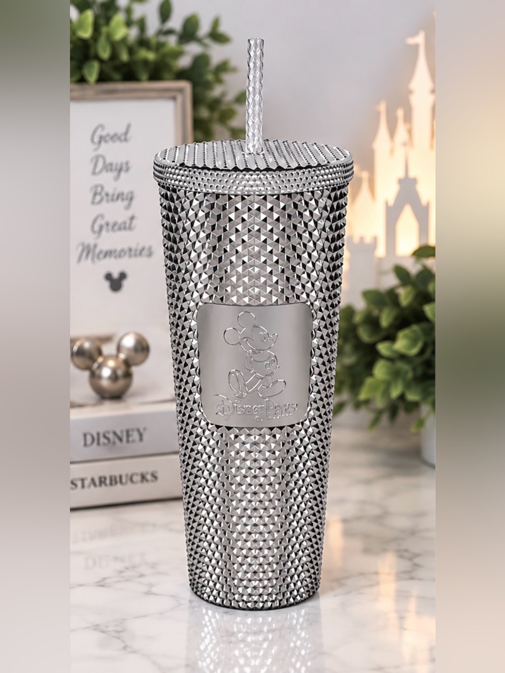 Mickey Mouse Disney100 Starbucks Tumbler with Straw | Disneyland Exclusive